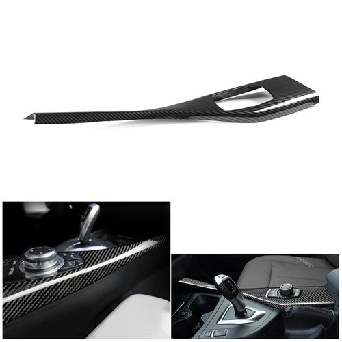 Pour-Bmw Série 1 F20 F21 2012-2018 2 Série F22 F23 En Fiber De Carbone Contrôle Central Multimédia Panneau De Boutons Couvercle De Cadre