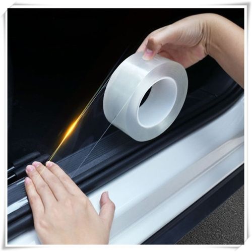 50mm - Transparent - Film Autocollant Pour Pare Choc De Seuil De Porte De Voiture, Pour Volkswagen Vw Jetta Mk5 Mk6 Golf 5 6 7 Gti Tiguan Passat B5 B6 B7 B8