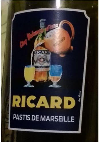 Bouteille 1 litre RICARD édition limitée été 2021-VIDE