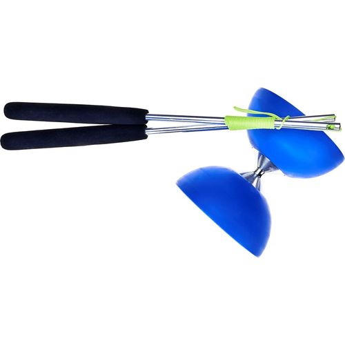 Acrobat - Set 105 Diabolo En Caoutchouc Bleu + Bâtons En Aluminium