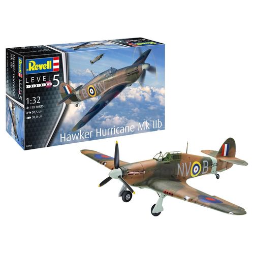 Maquettes  Hawker Hurricane Mk Iib-Revell