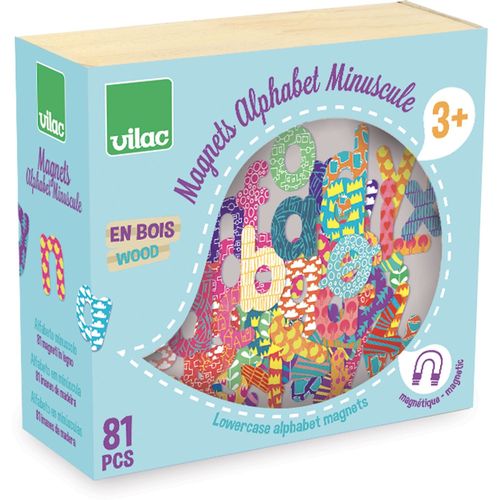 Vilac Magnets Alphabet Minuscule 81 Pcs