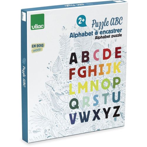 Vilac Puzzle Abc Alphabet À Encastrer Sous La Canopée