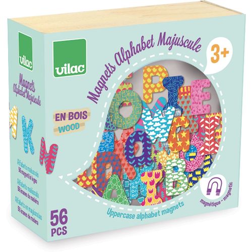 Vilac Magnets Alphabet Majuscule 56 Pcs