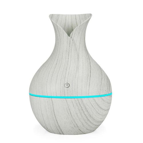 Humidificateur d'air intelligent coloré, Grain de bois, diffuseur d'arôme, brumisateur USB, reconstituant la beauté, fonctionnement Ultra-silencieux 19QE