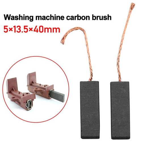 moteur de brosse en carbone noir avec plomb, 0mm/longueur, pour Machine à laver