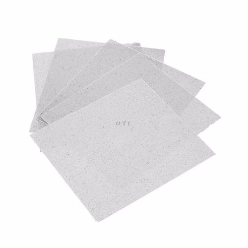 Plaques de Mica pour four à micro-ondes, 5 pouces 12x1 2cm/4.7x4.7 pouces, pièce de réparation, résistance à la chaleur