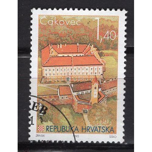 Croatie 1995 La Vielle Ville De Cokovec Oblitere