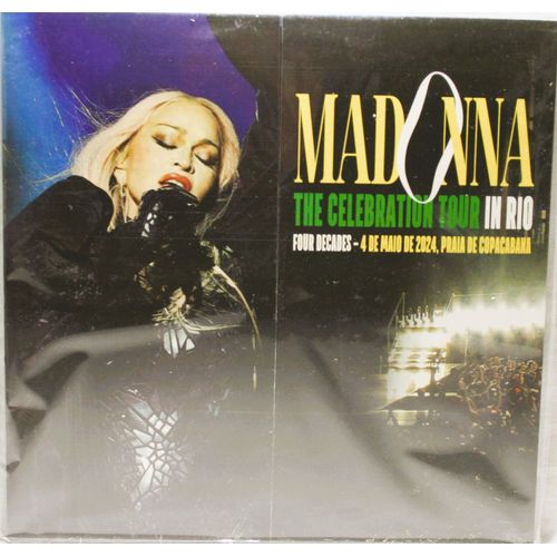 Madonna The Celebration Tour In Rio 3lp Yellow Mustard, Crystal Lilac, Turquoise / Vinyles Jaune Moutarde, Lilas Cristal, Turquoise