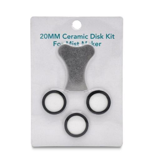 3/6/10pcs 20mm En Céramique Disque Kit 1.70mhz Fréquence Haute Sortie D'atomisation Montant Pièce De Rechange De Réparation Pour Humidificateur