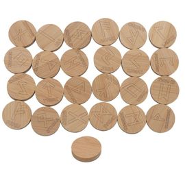 Jeu De Runes En Bois Naturel Avec Alphabet Viking Sculpté, Pour Divination Et Guérison Du Mystique Occidental, Introduction