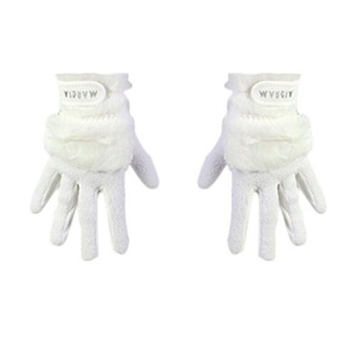 Gants De Conduite Antidérapants Pour Femmes, Avec Fourrure De Lapin Artificielle, Doublure Thermique En Daim Polaire, Hiver