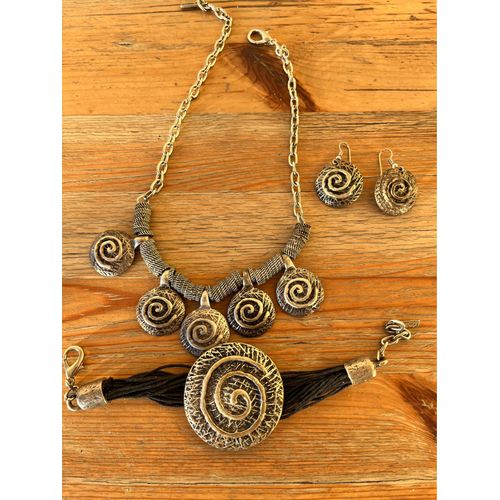 Parure Bijoux Collier Bracelet Boucles D¿Oreilles