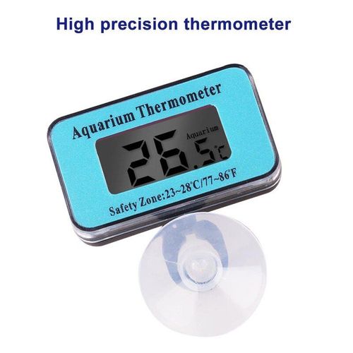 Thermomètre Numérique Led Pour Aquarium, Température De L'eau Du Terrarium Avec Ventouse Clh @ 8