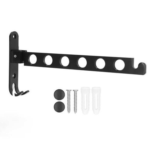 Support de séchage de linge pliable, Installation sans poinçon, cintre pliant avec 6 trous pour salle de bain pour hôtel