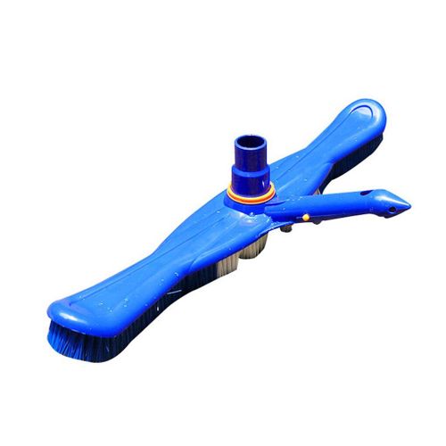 Tête d'aspiration de brosse de piscine 19 pouces, outil de lavage en plastique pour les murs de sol de baignoire de SPA
