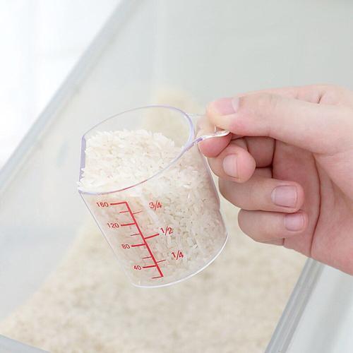Tasse à mesurer le riz de 160ml, outil de mélange gradué, verre, Gadget de  cuisine