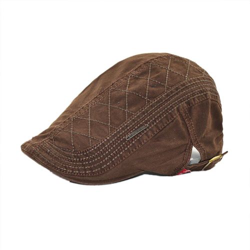 Chapeau À Visière De Golf En Coton Pour Homme, Béret Décontracté, Vintage, En Forme De Bec De Canard, Pour L'extérieur, Style Artistique Rétro, Britannique, Automne Et Hiver