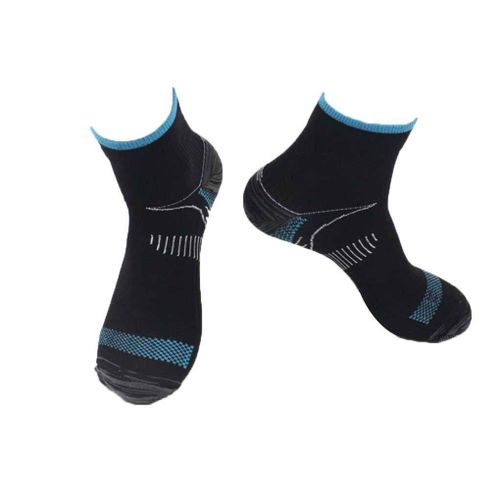 Chaussettes De Compression Unisexe Pour Hommes Et Femmes, 1 Paire, Chaussettes De Sport Anti-Fatigue, Fasciite Plantaire, Éperons De Talon, En Tricot