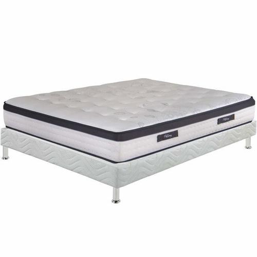 Matelas + Sommier Tapissier 160x200 Ressorts - Rhapsodie - Soutien Ferme