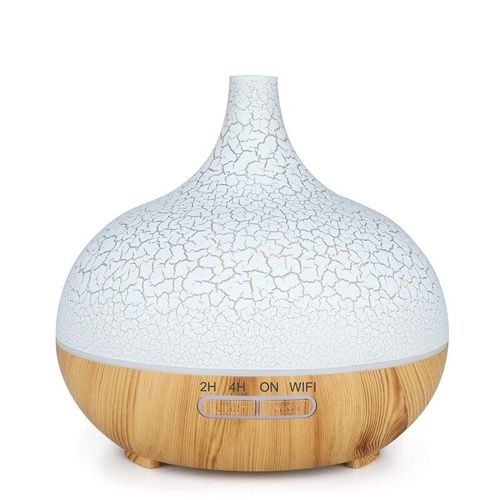 Diffuseur d'huile essentielle, humidificateur d'air intelligent, WiFi, fonctionne avec Alexa Google Home