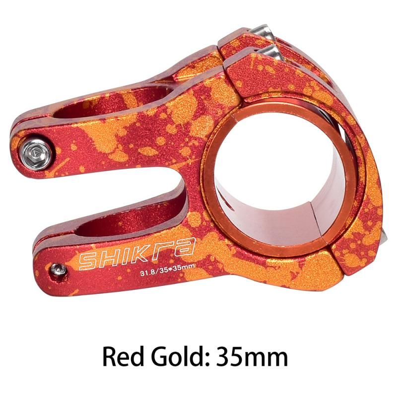 Tige De Vélo De Route Vtt Colorée 35/50mm, Guidon 0 Degré, Pièces Pour Vélo De Descente Dh Am Enduro