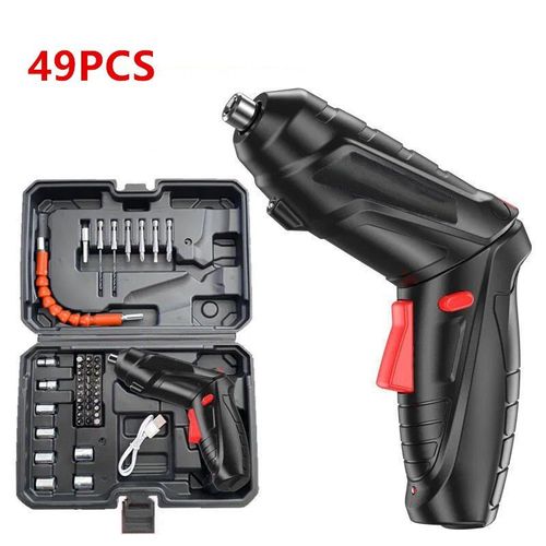 Tournevis électrique multifonctionnel 3.6V, Mini pistolet Rechargeable, perceuse électrique, tournevis, outil électrique pour la maison