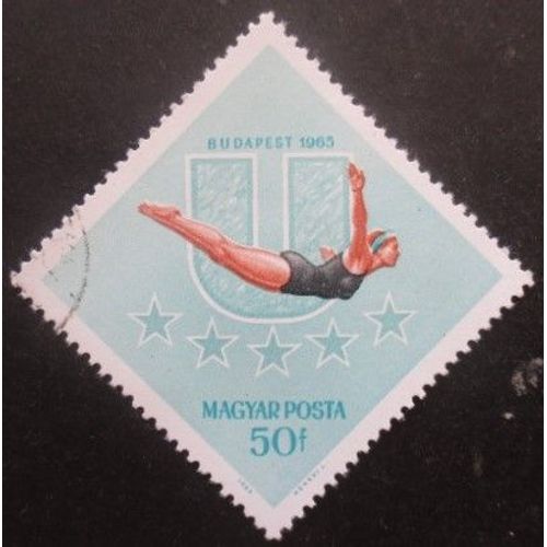 Hongrie N°1756 Plongeon Oblitéré