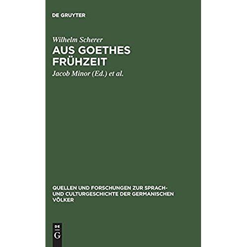 Aus Goethes Frühzeit
