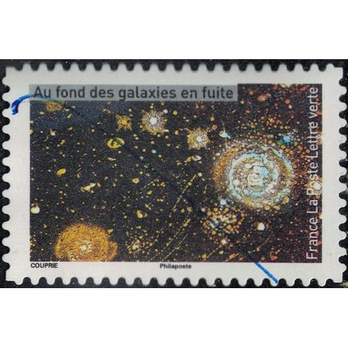 France 2021 Oblitéré Used Tutoyer Les Étoiles Au Fond Des Galaxies En Fuite Y&t 2058 Su