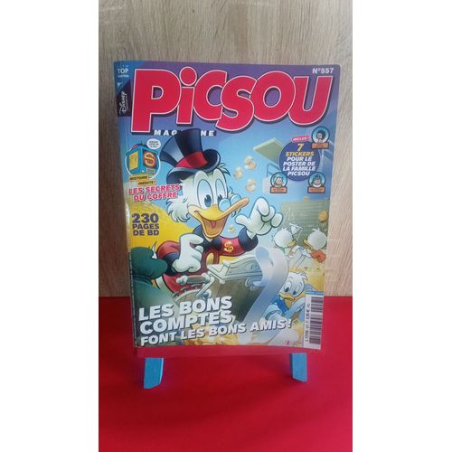 Picsou Magazine Album N° 557 Avec Un Poster, Ses 7 Stickers Et Le 8 Cartes Collector