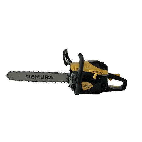 Tronçonneuse thermique 52cc Nemura - Coupe de 45cm - chaîne et fourreau