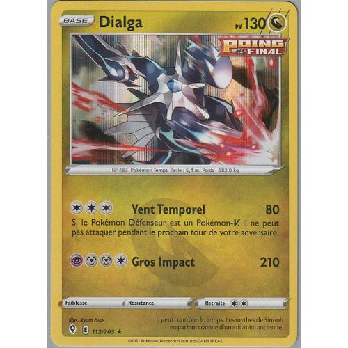 Carte Pokemon - Dialga - 112/203 - Holo-Rare - Eb7 Evolution Celeste -