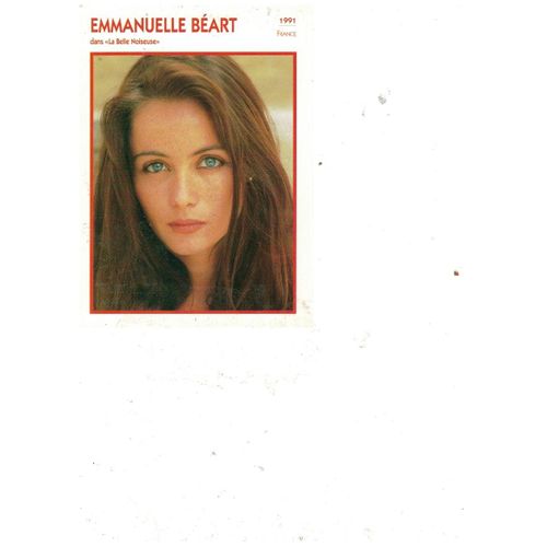 Eanuelle Béart, Edito-Service