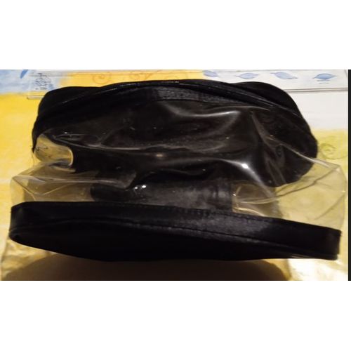 Trousse De Maquillage / Vanity - " Casino " - Souple - Noire Et Transparent - 20 x 12 x 11 cm