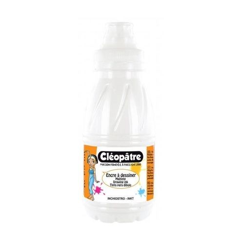 Cléopâtre Encre À Dessiner Blanc En 500 Ml