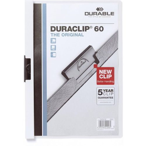 Durable Sachet 5 Duraclip® 2209 Blanc