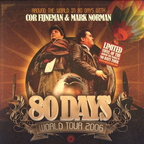 Disque Vinyle Maxi 45 Tours "Around The World In 80 Days With Cor Fijneman & Mark Norman"