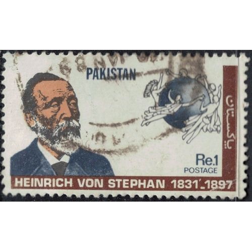 Pakistan 1981 Oblitéré Used Heinrich Von Stephan Fondateur De L'union Postale Universelle Y&t Pk 522 Su