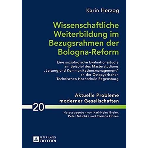 Wissenschaftliche Weiterbildung Im Bezugsrahmen Der Bologna-Reform