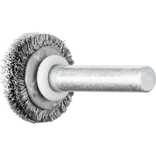 Brosse plate non torsadée sur tige en acier ST - par 10 - 20x4 PFERD
