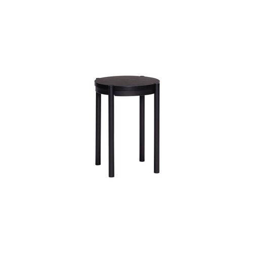 Tabouret En Bois De Frêne Noir