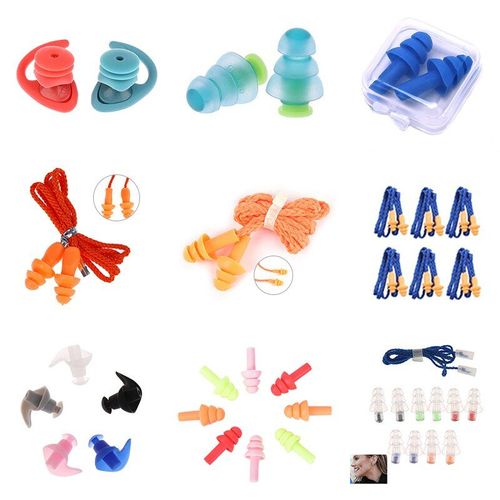 Bouchons D'oreille De Natation En Silicone, Étanches, Pour Adultes, Enfants, Plongée, Doux, Anti-Bruit