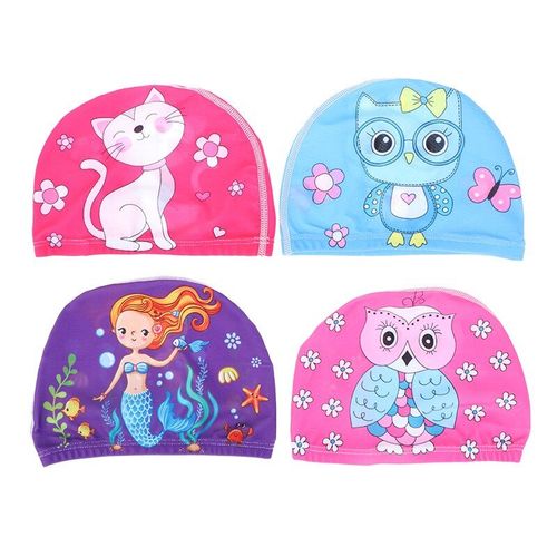 Bonnet De Bain Élastique Pour Enfants, Pour Filles Et Garçons De 1 À 10 Ans