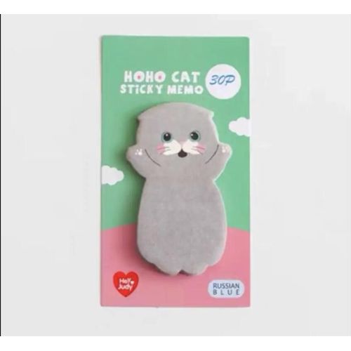 Bloc-Notes Animal Mignon Chat Dessin Animé N Times, Étiquette Autocollante Pour Carnet De Notes, Papeterie Fournitures Scolaires, Marque-Page, 40 Pièces/Lot