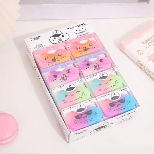 Gommes À Crayon En Caoutchouc Ours Kawaii, 36 Pièces/Lot, Adorables Gommes Licorne Panda Pour Dessin Et Écriture, Papeterie Cadeaux Pour Enfants, Fournitures Scolaires Et De Bureau