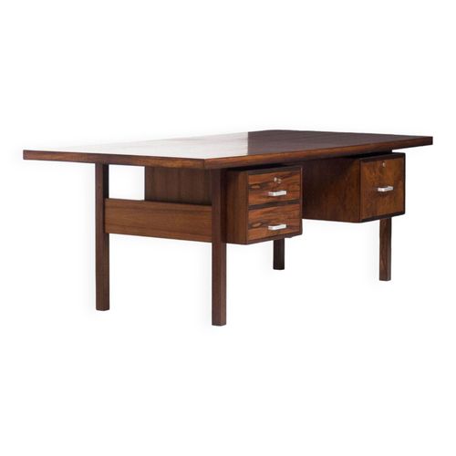 Bureau Vintage Xxl En Palissandre Bois