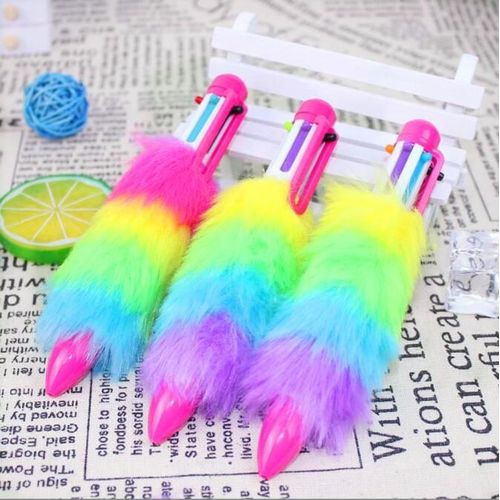 Stylos À Bille Lapin Kawaii 10 Couleurs, 24 Pièces/Lot, Jolis Stylos À Pression, Fournitures D'écriture Scolaires Et De Bureau, Papeterie Cadeau
