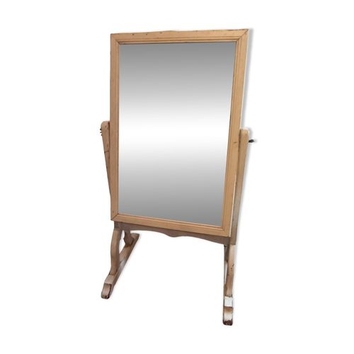 Miroir sur pied psyche blanc