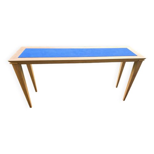 Console En Htre Vintage Bleu
